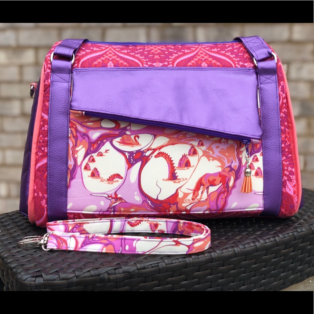 Handmade by me Rockstar Tula Pink Pinkerville bag